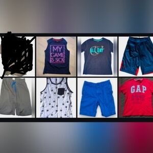 Boys' Graphic T-Shirts and Shorts Set 12Y